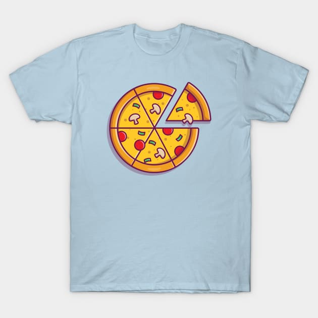Pizza Slice (2) T-Shirt by Catalyst Labs